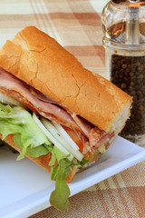 Salami sandwich