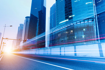 Fototapeta premium Light trails