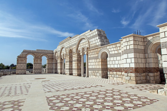 The Great Basilica at the first Bulgarian capital, Pliska