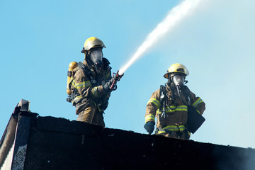 Obraz premium Firefighters