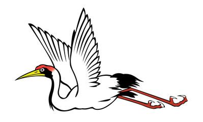 chinese heron painting