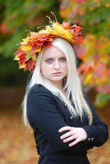 Business Woman in Autumn