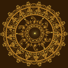 Ornamental round decoration