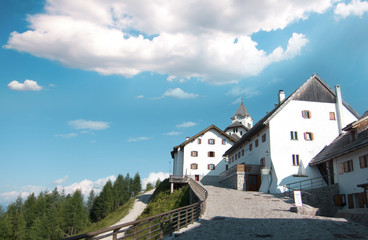 Houses on Monte Lussari