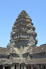 Torre central del templo de Angkor Wat. Angkor. Camboya.