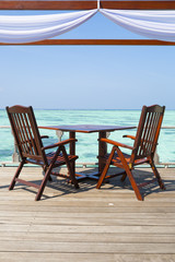 dining with ocean view