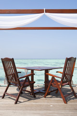 dining with ocean view