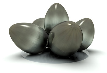 Metal Eggs Decoration
