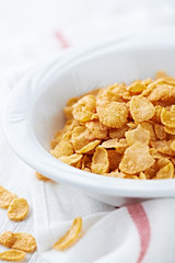 Bowl of corn flakes
