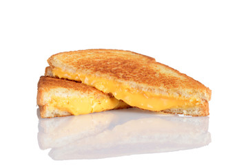 Grilled cheese sandwich with reflection - 45980116
