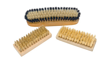 wooden soft body brush