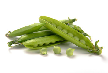 Ripe pea vegetable
