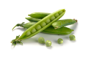 Ripe pea vegetable