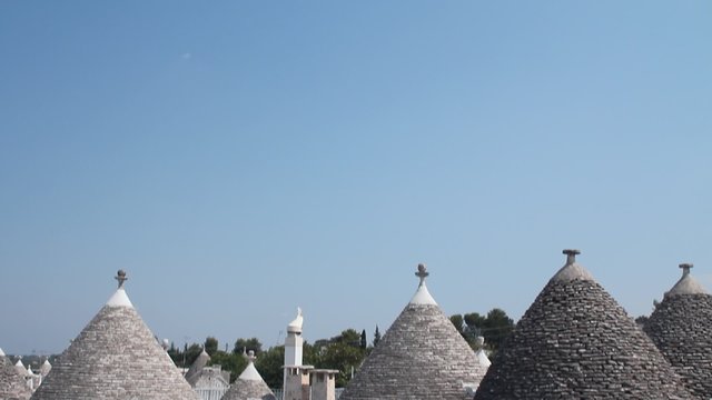 Alberobello and the trulli, a traditional apulian dry stone hut