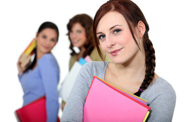 Fototapeta premium Girls out of class