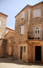 Fototapeta na wymiar Śródziemnego, średniowieczny kamienny dom, Włochy