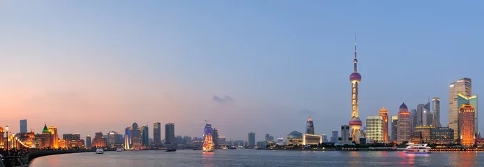 Foto op Canvas Shanghai cityscape © rabbit75_fot