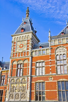 The Amsterdam Central Station