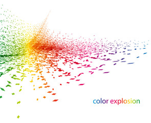 color explosion abstract design