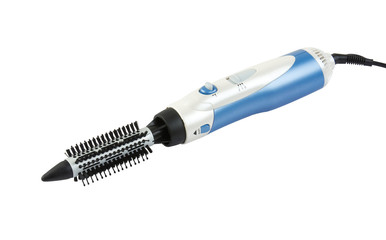 Electric hair curler a beauty tool isolated