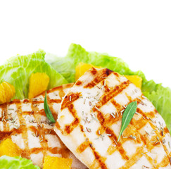 Grilled chicken fillet
