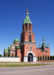 Fototapeta na wymiar Православный храм в Липецкой области. Религия