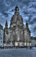 Fototapeta na wymiar Frauenkirche w Dre¼nie - HDR