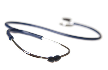 Stethoscope isolated on white