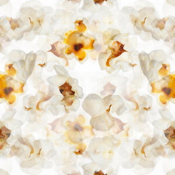 illustration popcorn background, texture