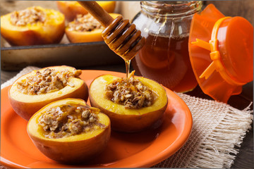 Stuffed Baked Peaches