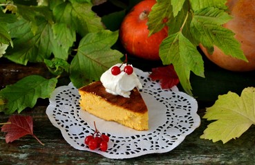 pumpkin  cheesecake