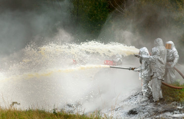 Obraz premium Firemen