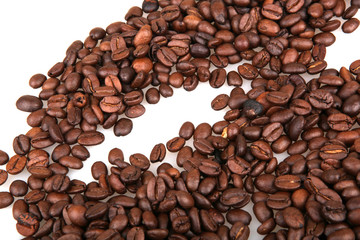 Naklejka premium Coffee Beans.