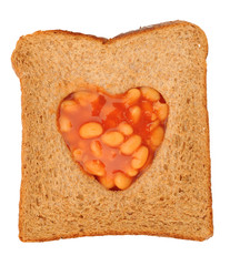 love baked beans and toast
