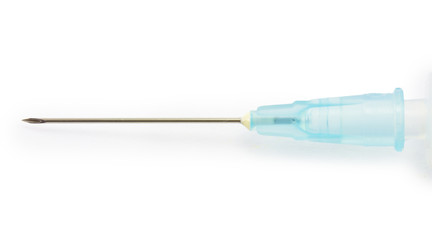 needle from the syringe