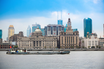 Fototapeta na wymiar krajobraz shanghai starego budynku