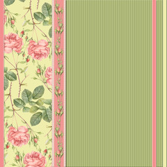 Floral texture for scrapbooks and other projects