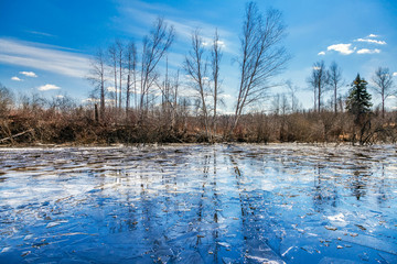 Spring ice