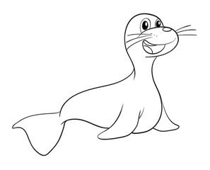 a seal sketch