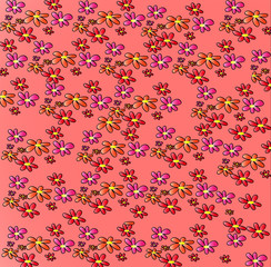 Simple flowers background