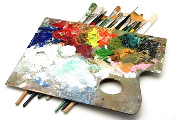 Paleta de pintor