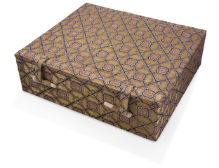 fabric covered oriental box