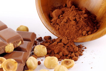 Cacao in polvere e cioccolato