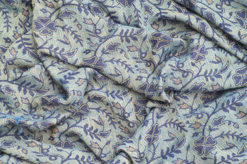 Blue floral background