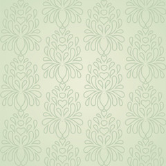 Seamless Damask wallpaper