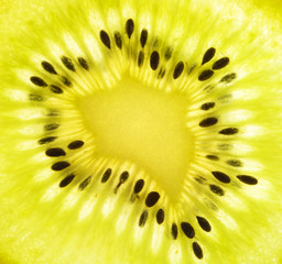 Kiwi fruit close up