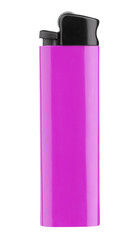 Lighter stands vertically isolated on white with clipping path