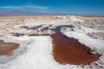 Salt flat of Atacama (Chile)
