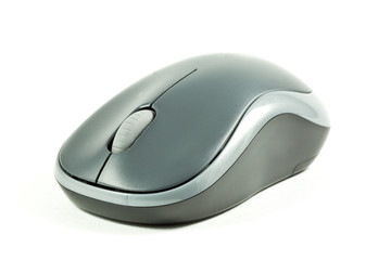 Computer Mouse on White Background