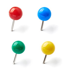 push pin thumbtack paper clip office business